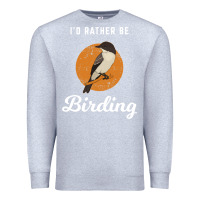 Heather Grey birding birdwatching eastern phoebe Premium Sweatshirt - linhVisuals