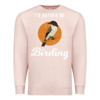 Pale Pink birding birdwatching eastern phoebe Premium Sweatshirt - linhVisuals