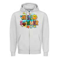 Hello Summer Zipper Hoodie | Teevron