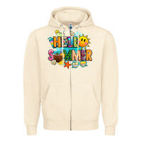 Sandshell hello summer Zipper Hoodie - JahusDesignShop