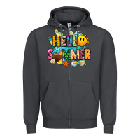 Smoke hello summer Zipper Hoodie - JahusDesignShop