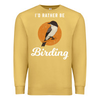Antique Gold birding birdwatching eastern phoebe Premium Sweatshirt - linhVisuals