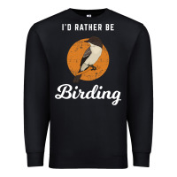 Black birding birdwatching eastern phoebe Premium Sweatshirt - linhVisuals