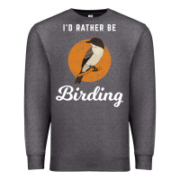 Charcoal Heather birding birdwatching eastern phoebe Premium Sweatshirt - linhVisuals