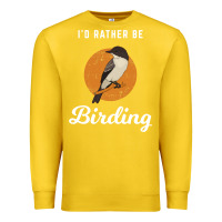 Lemon birding birdwatching eastern phoebe Premium Sweatshirt - linhVisuals