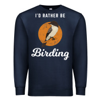 Navy birding birdwatching eastern phoebe Premium Sweatshirt - linhVisuals