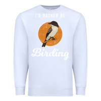 White birding birdwatching eastern phoebe Premium Sweatshirt - linhVisuals