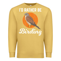 Antique Gold birding birdwatching kestrel bird bird Premium Sweatshirt - linhVisuals