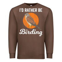 Chestnut birding birdwatching kestrel bird bird Premium Sweatshirt - linhVisuals