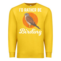 Lemon birding birdwatching kestrel bird bird Premium Sweatshirt - linhVisuals
