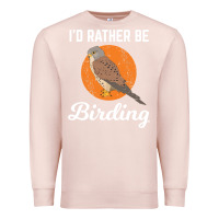 Pale Pink birding birdwatching kestrel bird bird Premium Sweatshirt - linhVisuals