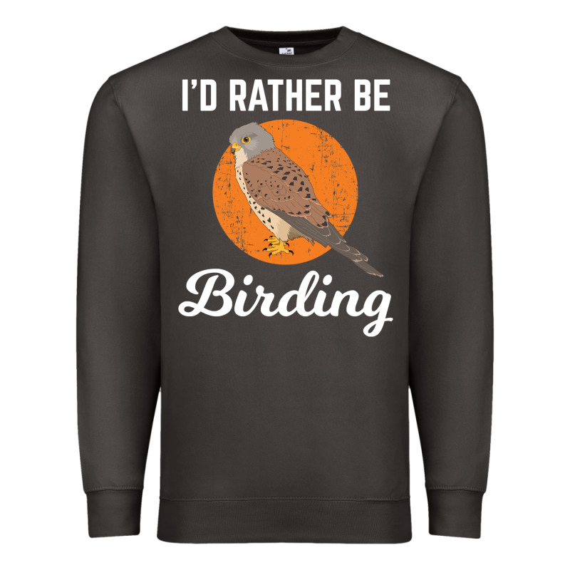 Birding Birdwatching Kestrel Bird Bird Premium Sweatshirt by linhVisuals | Teevron
