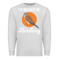Dove Grey birding birdwatching kestrel bird bird Premium Sweatshirt - linhVisuals