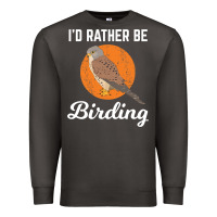 Smoke birding birdwatching kestrel bird bird Premium Sweatshirt - linhVisuals