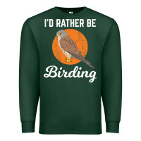 Sports Green birding birdwatching kestrel bird bird Premium Sweatshirt - linhVisuals