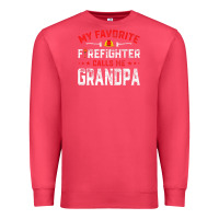 Cardinal mens father's day my favorite firefighter calls me grandpa premium Premium Sweatshirt - linhVisuals