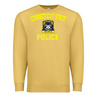 Antique Gold connecticut state police Premium Sweatshirt - linhVisuals