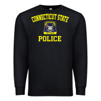 Black connecticut state police Premium Sweatshirt - linhVisuals