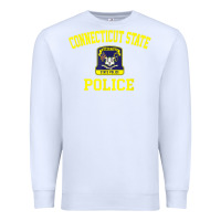 White connecticut state police Premium Sweatshirt - linhVisuals