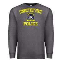 Charcoal Heather connecticut state police Premium Sweatshirt - linhVisuals