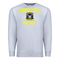 Heather Grey connecticut state police Premium Sweatshirt - linhVisuals