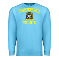 Ocean Blue connecticut state police Premium Sweatshirt - linhVisuals