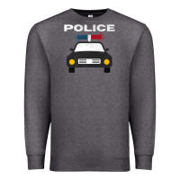 Charcoal Heather cool policeman law enforcement deputy kawaii police mobile premium Premium Sweatshirt - linhVisuals