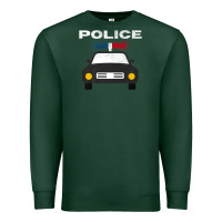 Sports Green cool policeman law enforcement deputy kawaii police mobile premium Premium Sweatshirt - linhVisuals