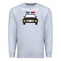 Heather Grey cool policeman law enforcement deputy kawaii police mobile premium Premium Sweatshirt - linhVisuals