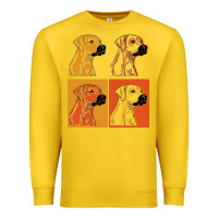 Lemon rhodesian ridgeback t  shirt rhodesian ridgeback dog gift idea t  shir Premium Sweatshirt - linhVisuals