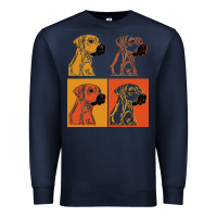 Navy rhodesian ridgeback t  shirt rhodesian ridgeback dog gift idea t  shir Premium Sweatshirt - linhVisuals