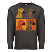 Smoke rhodesian ridgeback t  shirt rhodesian ridgeback dog gift idea t  shir Premium Sweatshirt - linhVisuals