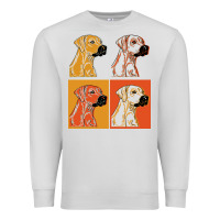 Dove Grey rhodesian ridgeback t  shirt rhodesian ridgeback dog gift idea t  shir Premium Sweatshirt - linhVisuals