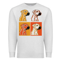 Oatmeal Heather rhodesian ridgeback t  shirt rhodesian ridgeback dog gift idea t  shir Premium Sweatshirt - linhVisuals
