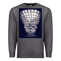 Charcoal Heather #tiga tche3 alex wajah pada grey satu kepala 10.000 yang days bermahko Premium Sweatshirt - linhVisuals