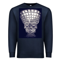 Navy #tiga tche3 alex wajah pada grey satu kepala 10.000 yang days bermahko Premium Sweatshirt - linhVisuals
