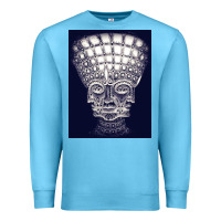 Ocean Blue #tiga tche3 alex wajah pada grey satu kepala 10.000 yang days bermahko Premium Sweatshirt - linhVisuals