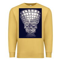 Antique Gold #tiga tche3 alex wajah pada grey satu kepala 10.000 yang days bermahko Premium Sweatshirt - linhVisuals