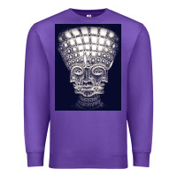 Purple #tiga tche3 alex wajah pada grey satu kepala 10.000 yang days bermahko Premium Sweatshirt - linhVisuals