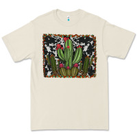 Bone aztec cowhide cacti Premium Tee - RanaPortraitStore