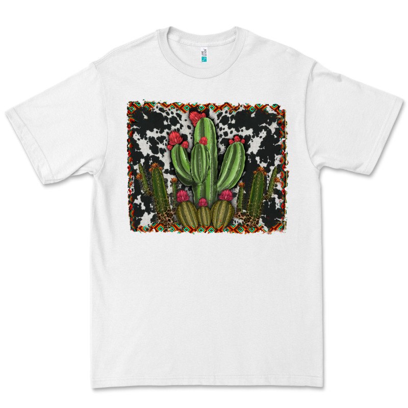 Aztec Cowhide Cacti Premium Tee by RanaPortraitStore | Teevron