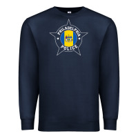 Navy philadelphia police t shirt   ppd Premium Sweatshirt - linhVisuals