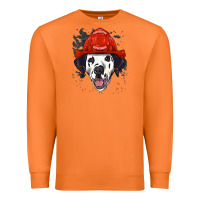 Carrot dalmatian firefighter dalmatian dog lover Premium Sweatshirt - linhVisuals