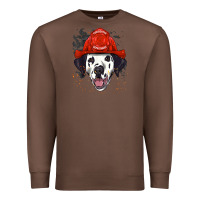 Chestnut dalmatian firefighter dalmatian dog lover Premium Sweatshirt - linhVisuals
