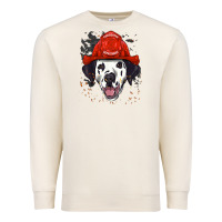 Sandshell dalmatian firefighter dalmatian dog lover Premium Sweatshirt - linhVisuals