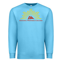 Ocean Blue arizona western college Premium Sweatshirt - linhVisuals