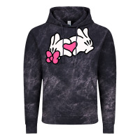 Cloud Black Minnie Mouse Vintage Hoodie - CowhideDigitalArt