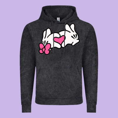 Minnie Mouse Vintage Hoodie Designed By Cowhidedigitalart