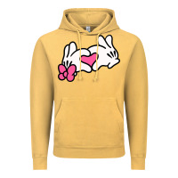 Vintage Mustard Minnie Mouse Vintage Hoodie - CowhideDigitalArt