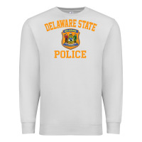 Dove Grey delaware state police Premium Sweatshirt - linhVisuals
